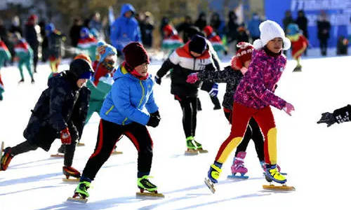 冰雪運動走進福建德化校園