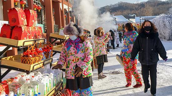 第三屆樺甸市肇大雞山冰雪文化節(jié)成功舉辦 5